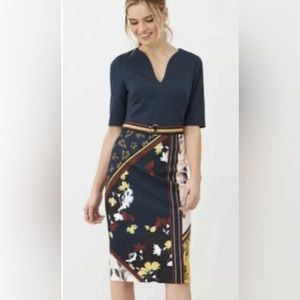 Ted Baker Madiiy bodycon dress size 1 like new